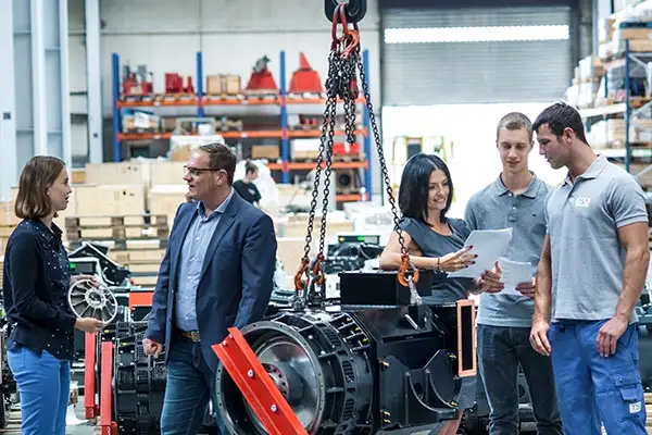 TSA-Mitarbeitende in der Produktion