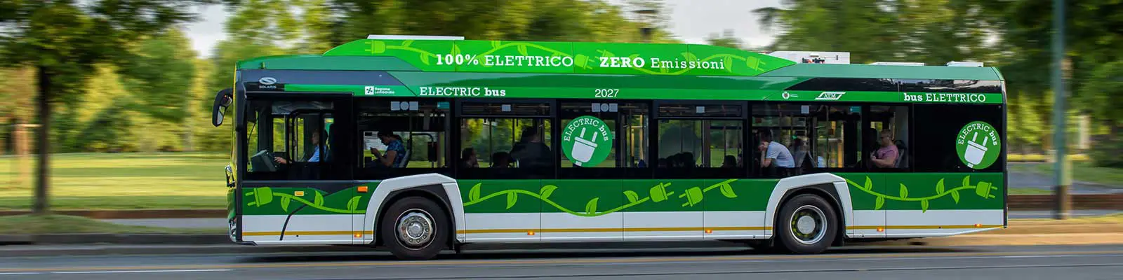 Elektrobus im Linienbetrieb